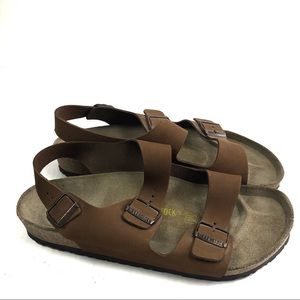 Birkenstock Milano Sandal in Habana Oiled